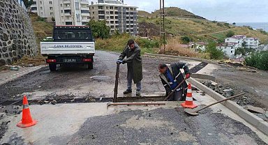Canik'te sağanak teyakkuzu