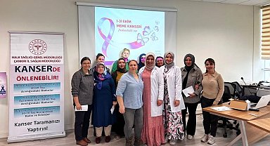 Çankırı'da kadınlara "meme kanseri farkındalık eğitimi" verildi