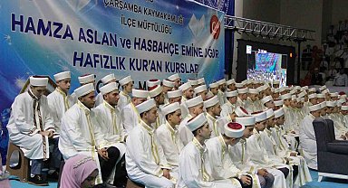 Çarşamba'da 102 Kur'an kursu öğrencisi için icazet töreni düzenlendi