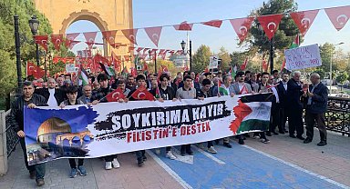 Çarşamba'da Filistin'e destek yürüyüşü