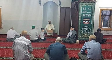 Çermik'te sabah namazı buluşması