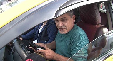 Ceza kesilen taksiciden polise hakaret: "Haram zıkkım olsun"