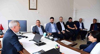 Çınar, imar komisyonu üyeleriyle bir araya geldi