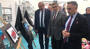 Çocuklar gönüllerinden geçenleri eserlerinde resmetti