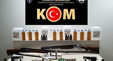 Çorum polisinden alkollü içki operasyonu