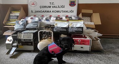 Çorum'da kaçak sigara operasyonu