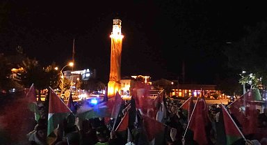 Çorum'da STK'lardan İsrail'e tepki, Filistinlilere dua