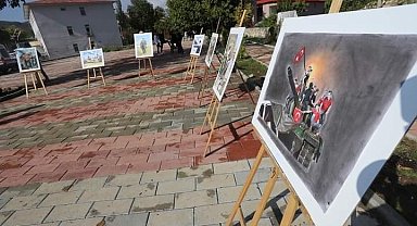 Çukurca'da resim sergisi düzenlendi
