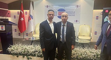 Cumhurbaşkanı Başdanışmanı Aslan, Filistin Büyükelçisi Mustafa ile bir araya geldi