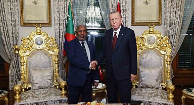 Cumhurbaşkanı Erdoğan, Komorlar Birliği Cumhurbaşkanı Azali ile görüştü