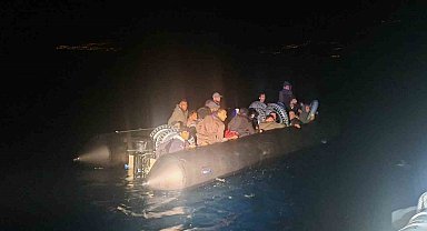 Datça'da 43 düzensiz göçmen kurtarıldı, 25 göçmen yakalandı