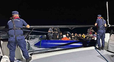 Datça'da 63 düzensiz göçmen yakalandı