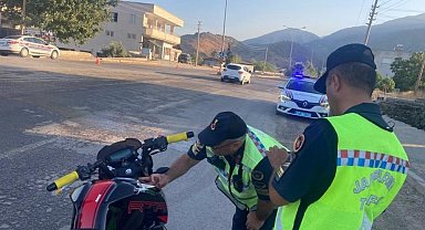 Denizli'de 585 araç trafikten men edildi