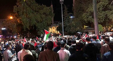 Denizli'de İsrail'in Gazze'deki hastaneye yönelik saldırısı kınandı