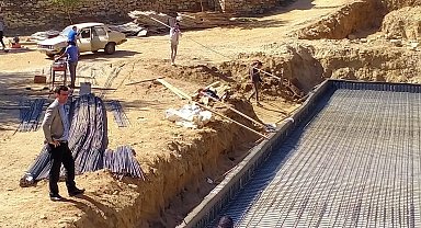 Devlet verdiği sözü tuttu okul inşaatı başladı