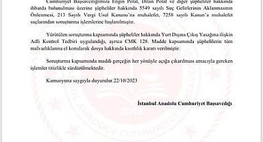 Dilan Polat soruşturması hakkında Başsavcılıktan açıklama