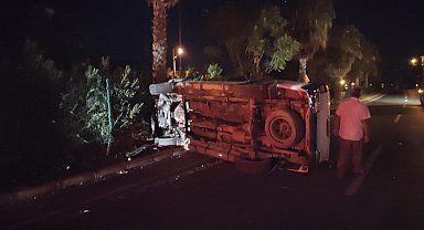 Direksiyon başında uyuyup kaza yaptı, kazadan yarım saat sonra uyanabildi