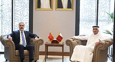 Dışişleri Bakanı Fidan, Katarlı mevkidaşı Abdurrahman Al Thani ile görüştü