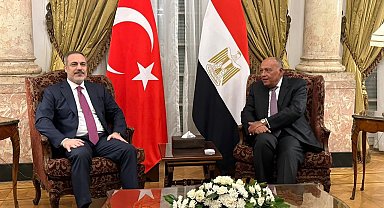 Dışişleri Bakanı Fidan, Mısırlı mevkidaşı Shoukry ile görüştü