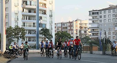 Diyarbakır'da 150 sporcu sağlıklı yaşam için pedal çevirdi