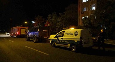 Diyarbakır'da doğal gaz kaçağı sanılan koku bina sakinlerini sokağa döktü