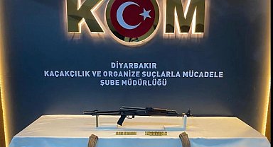 Diyarbakır'da gece kulübünde Kalaşnikof ele geçirildi, iş yeri sahibi tutuklandı