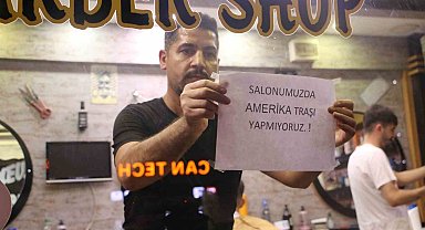 Diyarbakırlı berberden Filistin'e destek için "Amerikan tıraşı" boykotu