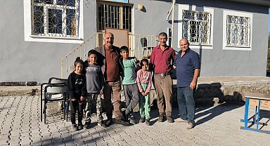 Doğanşehir'de okul bahçelerine kilitli taş çalışması