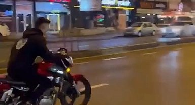 Drift heyecanı kaza getirdi...Ölümden dönen genç kamerada