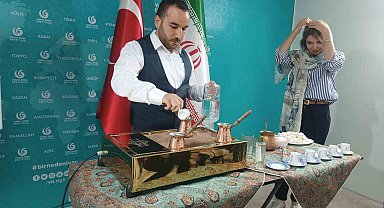Dünya Kahve Günü'nde İranlılara Türk kahvesi tanıtıldı