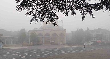 Düzce güne sis ile uyandı