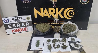 Düzce'de uyuşturucu operasyonu