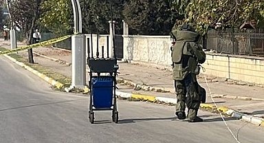 Edirne'de şüpheli çanta fünye ile patlatıldı