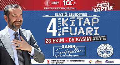 Elazığ Belediyesi tarafından 4. Kitap Fuarı düzenlenecek