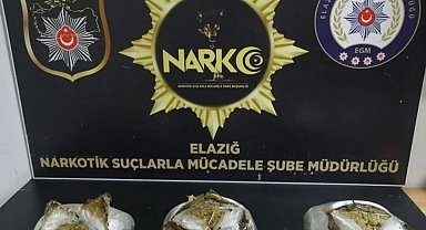 Elazığ'da uyuşturucu operasyonu: 1 şüpheli tutuklandı