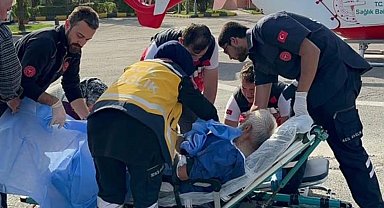 Elini testere ile kesen vatandaş helikopterle Ankara'ya sevk edildi