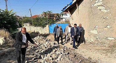 Emirdağ'daki köylerde alt yapı çalışması sürüyor