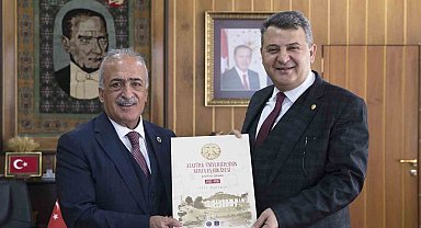 Emniyet Müdürü Kadir Yırtar'dan Rektör Çomaklı'ya iade-i ziyaret