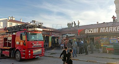 Erciş'te fırın yangını