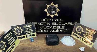 Erzin'de uyuşturucu operasyonu; 3 gözaltı