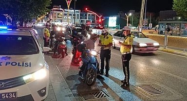 Erzincan'da alkollü sürücüler polisinden kaçamıyor