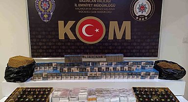 Erzincan'da kaçak tütün operasyonu
