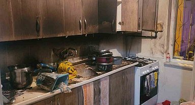 Eşiyle tartıştı, evini ateşe verdi