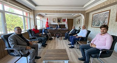 Esnaflardan Kaymakam Sözen'e ziyaret