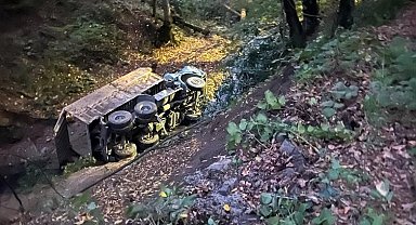 Feci kazadan yara almadan kurtuldu