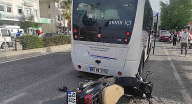 Fethiye'de minibüse çarpan motosiklet sürücüsü hayatını kaybetti