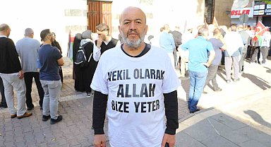 Filistin'e yürüyen grup bir gece dinlendiği Adana'dan Hatay'a hareket etti