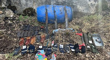 Gabar Dağı'nda PKK'nın silah deposu olarak kullandığı iki sığınak imha edildi