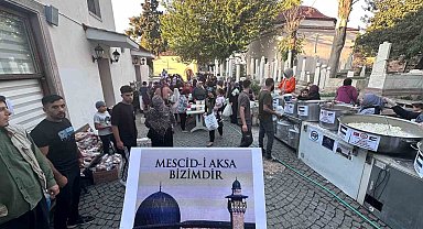 Gazze şehitleri için yemek hayrı düzenlendi