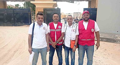 Gazze Şeridi'ne 6. yardım konvoyu giriş yaptı